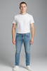 JEANS UOMO RAGAZZO SKINNY VITA MEDIA BOTTONE ZIP MARCA LEE ART.L736OPKL