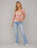 T-SHIRT DONNA GAIA B MANICA CORTA FANTASIA GIROCOLLO VISCOSA ELASTICIZZATA ART. 299G2