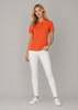 POLO DONNA BEVERLY HILLS POLO CLUB MANICA CORTA COTONE LUREX SPACCHETTI ART. P526530