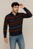 MAGLIONE UOMO RE DEL MARE CAMIONISTA ZIP RIGATO ART. 225723