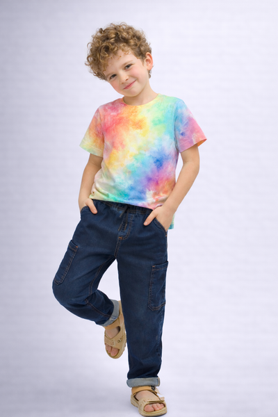 JEANS RAGAZZO ZIPPY CARGO ELASTICO COULISSE ELASTICIZZATO ART. ZKBAP0401-26011