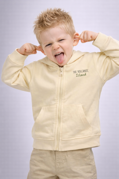 FELPA BAMBINO ZIPPY GARZATA CAPPUCCIO FULL ZIP TASCHE STAMPA ART. ZBBAP0201-26002