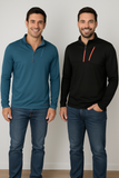 MAGLIA UOMO RAGAZZO SPORT OUTDOOR ZIP MARCA BRUGI ART.N41J