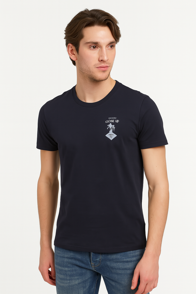 T-SHIRT UOMO MANICA CORTA STAMPA COTONE CLOSE-UP ART. CLT283