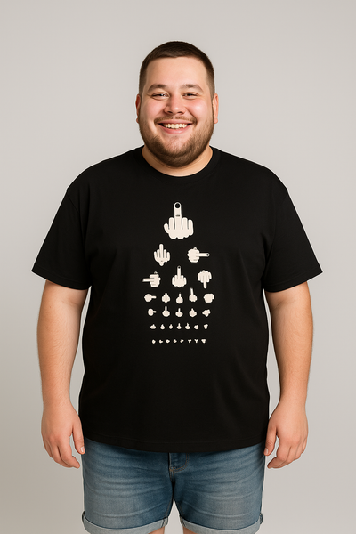 T-SHIRT UOMO TAGLIEOVER GIROCOLLO STAMPA COTONE  MAXFORT ART. E2653