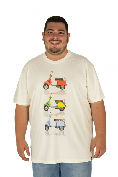 T-SHIRT UOMO TAGLIE FORTI GIROCOLLO MANICA CORTA COTONE 100 % MAXFORT ART. E2640