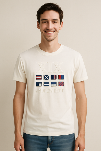 T-SHIRT UOMO RAGAZZO MANICA CORTA COTONE STAMPA MARCA AVIREX ART. AX0586