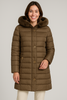 GIACCONE DONNA ZIP BOTTONI POLSINI CAPPUCCIO ECOPELLICCIA TASCHE MARCA VIRGINIABLU ART. ARMIDA-11L