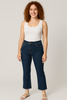 JEANS DONNA CROP SFRANGIATI STRASS ELASTICIZZATI FLAVIA COSTANTI ART. FC9234