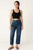 JEANS DONNA ZIP BOTTONE TASCHE LARGO MARCA LOSAN ART.22E9013AL