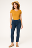 JEANS DONNA ELASTICO TRE QUARTI PASSANTI TASCHE CHIARO MARCA EMANUELA COSTA ART.EC6607