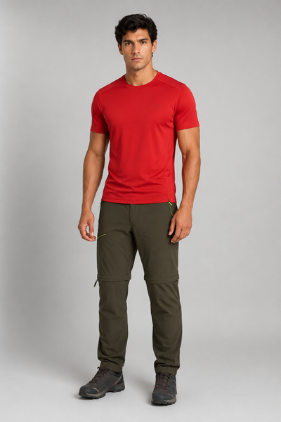 PANTALONE UOMO BRUGI TREKKING CONVERTIBILE ELASTICIZZATO LEGGERO ART. NB1H/T77K/4C