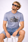 T-SHIRT UOMO RIFLE MANICA CORTA STAMPA VINTAGE COTONE ART. RFT541