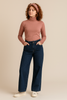 JEANS DONNA FLAVIA COSTANTI PALAZZO ELASTICIZZATI ZIP BOTTONE ART. FC9260