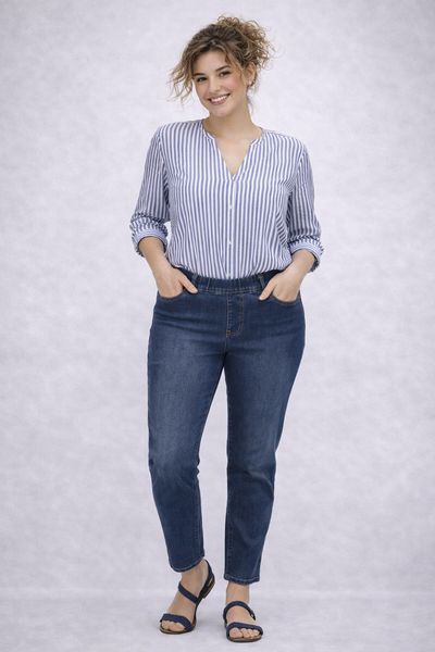JEANS DONNA EMANULA COSTA JEGGINGS ELASTICIZZATO TASCHE ART. EC6851