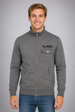 FELPA UOMO APERTA  ZIP TASCHE POLSINI MARCA GAS ART. SOBEK88623