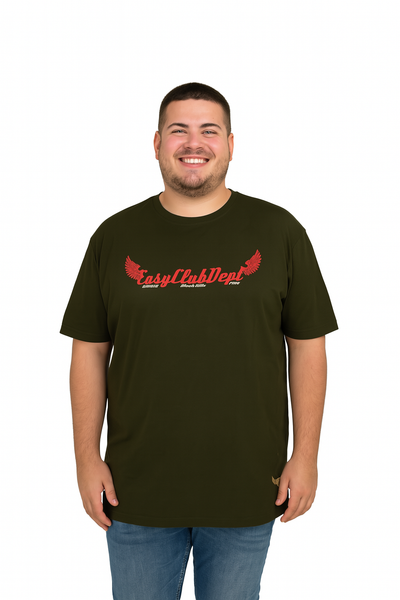T-SHIRT UOMO RAGAZZO TAGLIE OVER STAMPA MARCA EASY ART.E2436