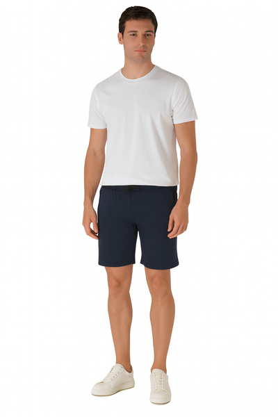 SHORT PANTALONCINO UOMO RAGAZZO JERSEY FELPA GARZATA TASCHE ZIP MARCA LOSAN ART. 31K6003AL