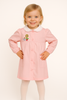 GREMBIULE BAMBINA BOTTONITASCHE POLSINI COLLETTO RICAMO MARCA SIGGI ART.33GR3722