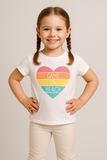 LOSAN T-SHIRT BAMBINA MEZZA MANICA STAMPA PAILLETTES MARCA LOSAN ART.216-1026AL