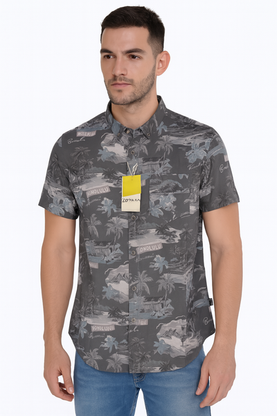 CAMICIA UOMO FANTASIA TASCHINO VISCOSA  LOSAN ART. LMNAP0102-25015