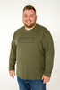 T-SHIRT UOMO CONFORMATA COTONE GIROCOLLO MANICA LUNGA STAMPA MARCA COVERI ART.OTJ3170