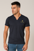 T-SHIRT UOMO COTONE MEZZA MANICA SCOLLO BOTTONI MARCA NAVY SAIL ART.22NS58