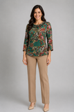 CASACCA BLUSA CAMICIA DONNA RAGAZZA ELEGANTE SCOLLO TONDO ROUCHES FANTASIA ART.13196