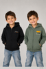 FELPA BAMBINO ZIPPY FELPATA CAPPUCCIO FULL ZIP TASCHE STAMPA ART. ZKBAP0201-26020