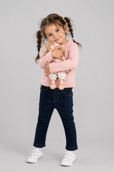 JEANS BIMBA ZIPPY ELASTICO REGOLABILE TASCHE ART. ZBGAP0401-24053