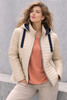 GIUBBINO DONNA MIRELLA ZIP CAPPUCCIO TASCHE LAVORATO ART.BAM BAM