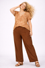 PANTALONI DONNA ELISA CASTELLI CONFORMATI ELASTICO TASCHE LARGHI MORBIDI LEGGERI ART.18071