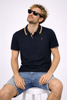 POLO UOMO P.CLUB MANICA CORTA PIQUE SPACCHI COTONE ART. P226098