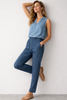 PANTALONI DONNA CUORE A CUORE DENIM LEGGERO ELASTICO TASCHE COTONE ART. JD0044