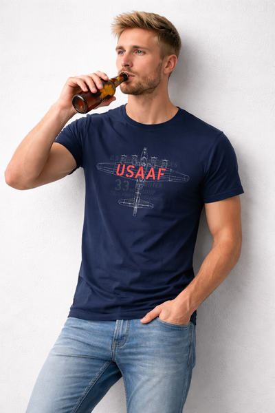 T-SHIRT UOMO AVIREX MANICA CORTA STAMPA COTONE ART. AX0698