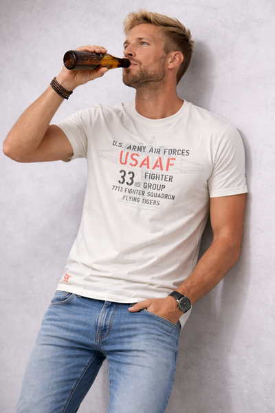 T-SHIRT UOMO AVIREX MANICA CORTA STAMPA COTONE ART. AX0698
