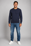 MAGLIONE UOMO GIROCOLLO MISTO COTONE MARCA LEE ART. L82NDW DB