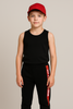 PANTALONE BAMBiNO COULISSE POLSINI TASCHE SCRITTA MARCA BM ART.AY6095