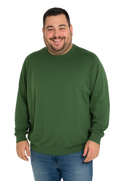 MAGLIONE COTONE UOMO RAGAZZO GIROCOLLO TAGLIE OVER MARCA RE DEL MARE ART. 210X