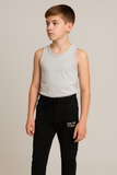PANTALONI TUTA BAMBINO COTONE COULISSE TASCHE POLSINI MARCA BM ART.Y2403