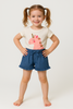 SHORT BAMBINA COULISSE ARRICCIATI CUORI MARCA LOSAN ART.216-9012AL