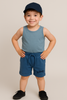 PANTALONCINO BAMBINO JERSEY PURO COTONE VITA REGOLABILE TASCHE MARCA LOSAN ART.2156602AL