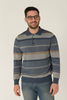 POLO COTONE UOMO RAGAZZO RIGATA MARCA RE DEL MARE ART. 224133