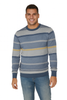 MAGLIONE COTONE UOMO RAGAZZO RIGATO GIROCOLLO MARCA RE DEL MARE ART. 224132