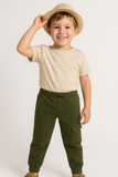 PANTALONE TUTA FELPATO BAMBINO COULISSE TASCHE PURO COTONE MARCA LOSAN ART.025 6019AL