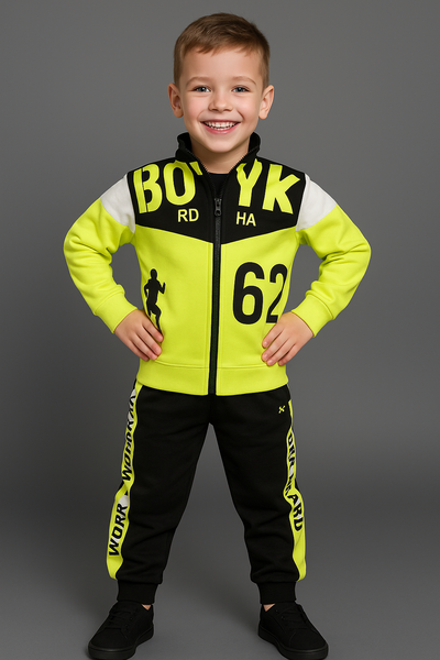 TUTA BAMBINO ZIP COULISSE TASCHE POLSINI MARCABM ART.AY2581