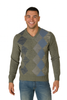 MAGLIONE UOMO RAGAZZO ROMBI SCOLLO V MARCA RE DEL MARE ART. 22 3771