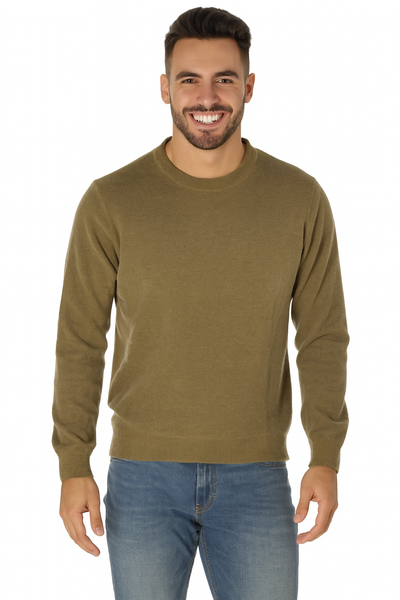 MAGLIONE UOMO GIROCOLLO POLSINI FASCIA LISCIO MARCA X-CAPE ART. JLORD