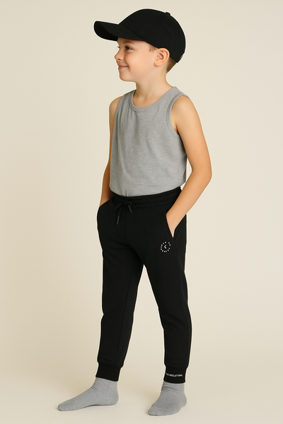 PANTALONE TUTA BAMBINO RAGAZZO POLSINI TASCHE MARCA LOSAN ART. LJBAP0601 24024
