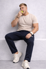 PANTALONE TUTA UOMO HENRY BARROWS TAGLIE OVER JERSEY COTONE TASCHE ELASTICO ART. PLA280